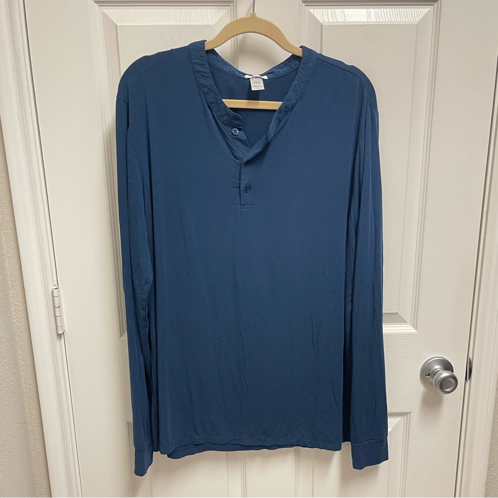 Eberjey Blue Pajama Top